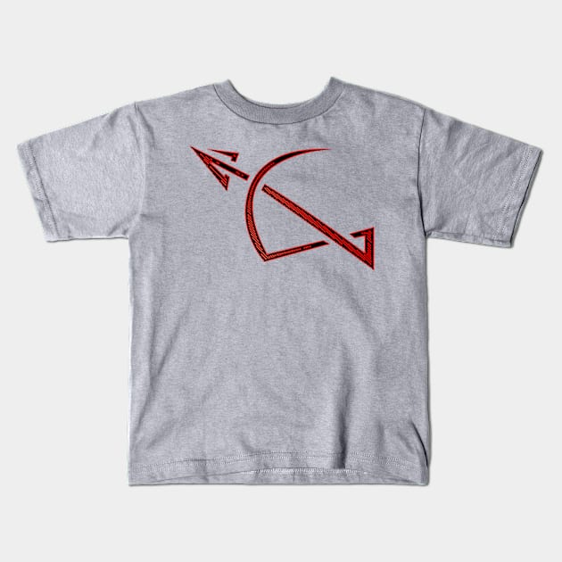 Sagittarius Archer Kids T-Shirt by ZodiacSyndicate